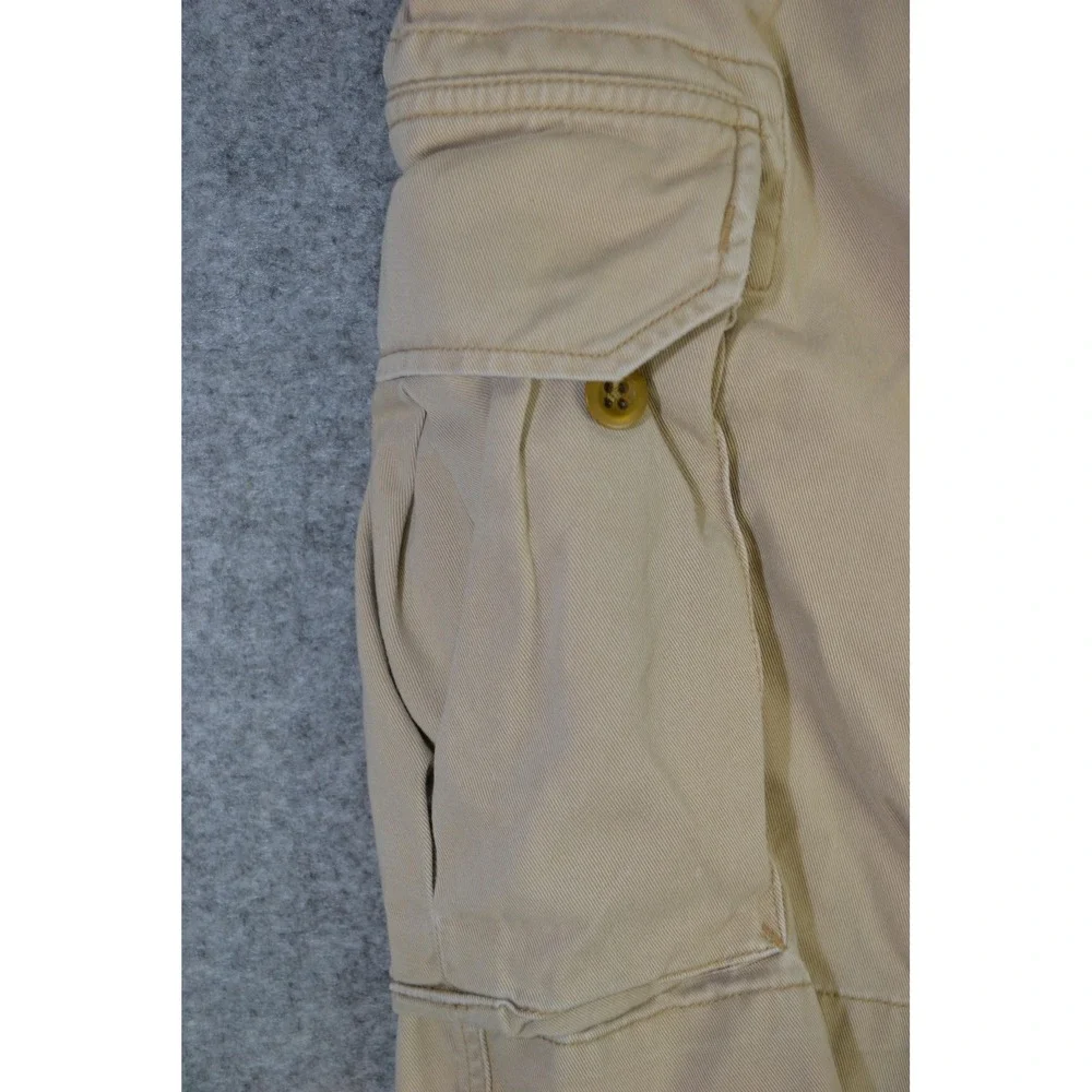 VTG‎ Polo Ralph Lauren Cargo Shorts Mens 31 Khaki Cotton Classic Polo 67 Chino